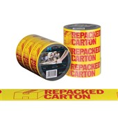 MPH MESSAGE TAPE RED ON YELLOW 48MM X 100M REPACKED CARTON