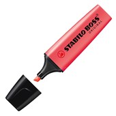 STABILO BOSS HIGHLIGHTER CHISEL RED