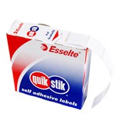 QUIKSTIK SQUARE LABEL 19 X 19MM WHITE PACK 900