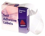 AVERY 937215 DMR1924W DISPENSER SELF ADHESIVE W19 X L24MM WHITE BOX 650