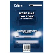 COLLINS WORK TIME LOG BOOK A5 TRIPLICATE 50 LEAF