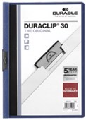 DURABLE DURACLIP DOCUMENT FILE PORTRAIT 60 SHEET CAPACITY A4 DARK BLUE