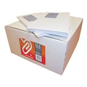 OPD ENVELOPE WINDOW SELF SEAL DLE E20E W225 X L114MM WHITE BOX 500