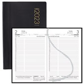 COLLINS DIARY 81PA W125 X L195MM BLACK DAY PER PAGE ODD YEAR