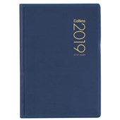 COLLINS POCKET DIARY ODD YEAR A73P WEEK TO VIEW PVC COVER W74 X L105MM NAVY