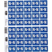 FILECORP CEZI ALPHA LABEL N 03FCHLALP 40 LABELS