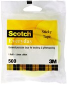 SCOTCH 500 EVERYDAY STICKY TAPE 12MM X 66M