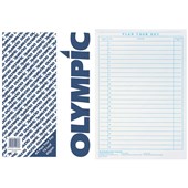 OLYMPIC PLAN YOUR DAY PAD 7MM FEINT GREY RULED TOP OPENING A4 75 LEAF 60GSM