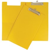 OFFICE SUPPLY CO CLIPBOARD DOUBLE PVC FOOLSCAP YELLOW