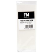 FM CRYSTALTAB TITLE STRIP WHITE PACK 50