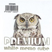 MEMO CUBE REFILL NOTES SMALL W95 X L95 X H45MM WHITE