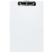 FM CLIPBOARD TRANSPARENT PLASTIC FOOLSCAP CLEAR