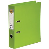 MARBIG LINEN LEVER ARCH FILE PE 75MM A4 LIME